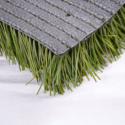 Le type artificiel de gazon terrain de football la matière première de nouveau PE de 13000 Dtex