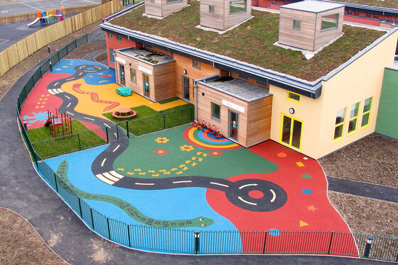 Piste de course en caoutchouc EPDM personnalisée couleur de surface personnalisée UV et résistant aux intempéries