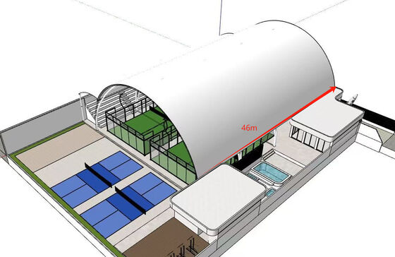 Type de champs accessible de courts de tennis de Padel de fauteuil roulant avec la barrière de PE