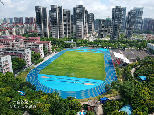 Surface complète de la piste de course de l'école PU pour l'entraînement quotidien et l'utilisation sportive de jour