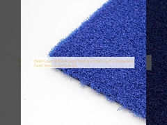 Cour de padel pavé en gazon artificiel Cour de cricket Construction Cour de padel de tennis ensemble complet