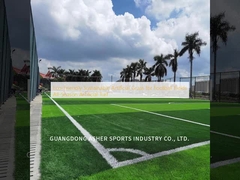 Éco-friendly Sustainable Artificial Grass pour les terrains de football Toutes les saisons Gazon artificiel