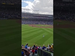 Un après-midi d'été en Amérique, je regarde un match de baseball!