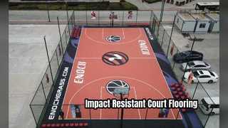 Sports acryliques durables parquetant l'absorption des chocs élevée
