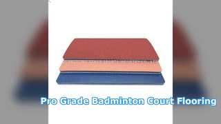 Meilleur revêtement de sol d'intérieur pour terrain de badminton en PVC résistant à l'usure