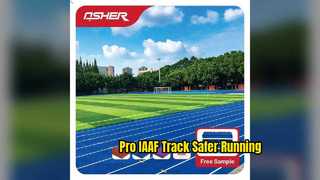 Surface à haute absorption des chocs pour piste de course Pro IAAF
