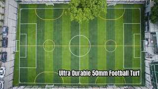 Gazon de football artificiel durable de 50 mm pour les terrains de football